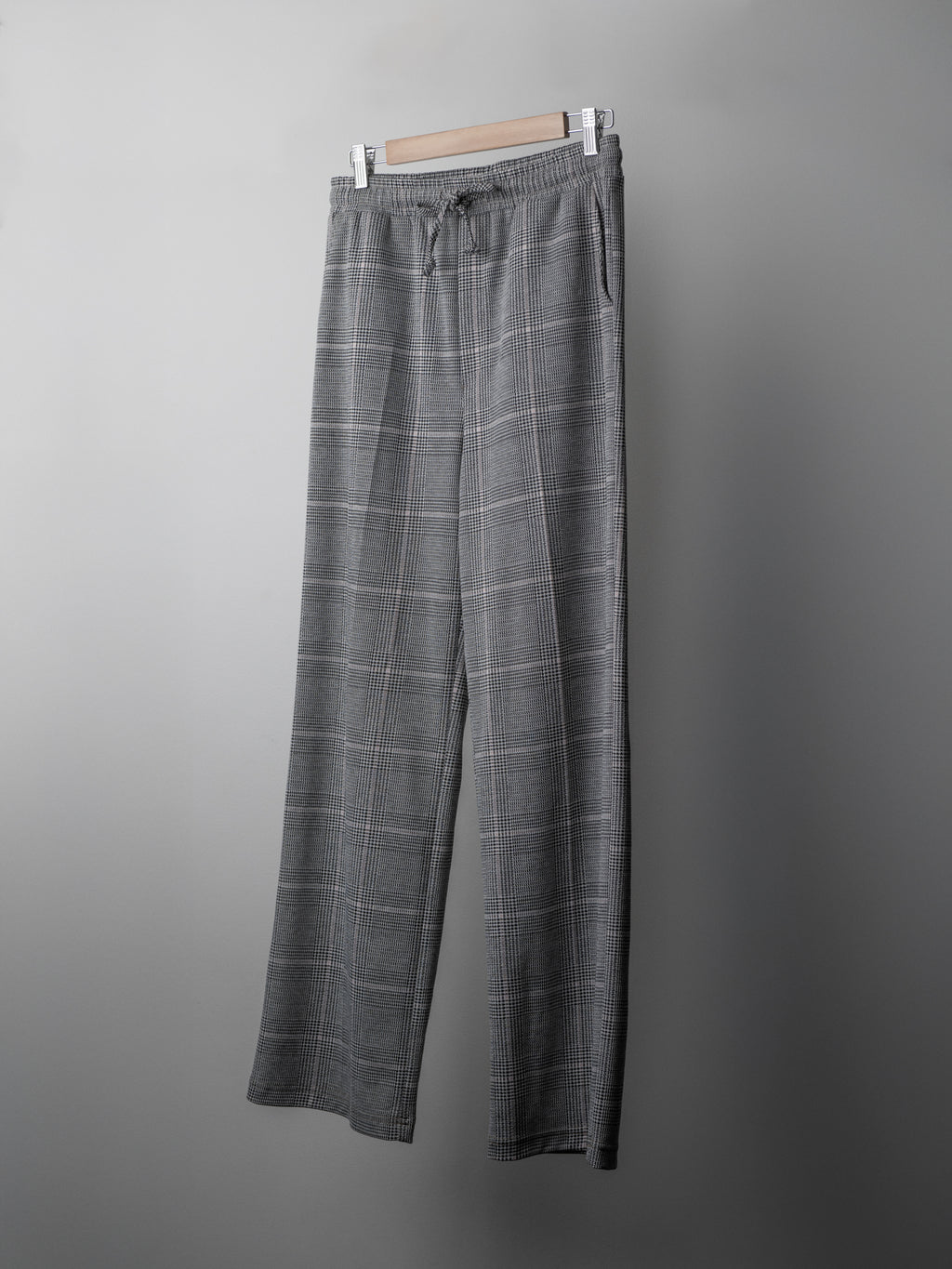 Drawstring wide leg pants