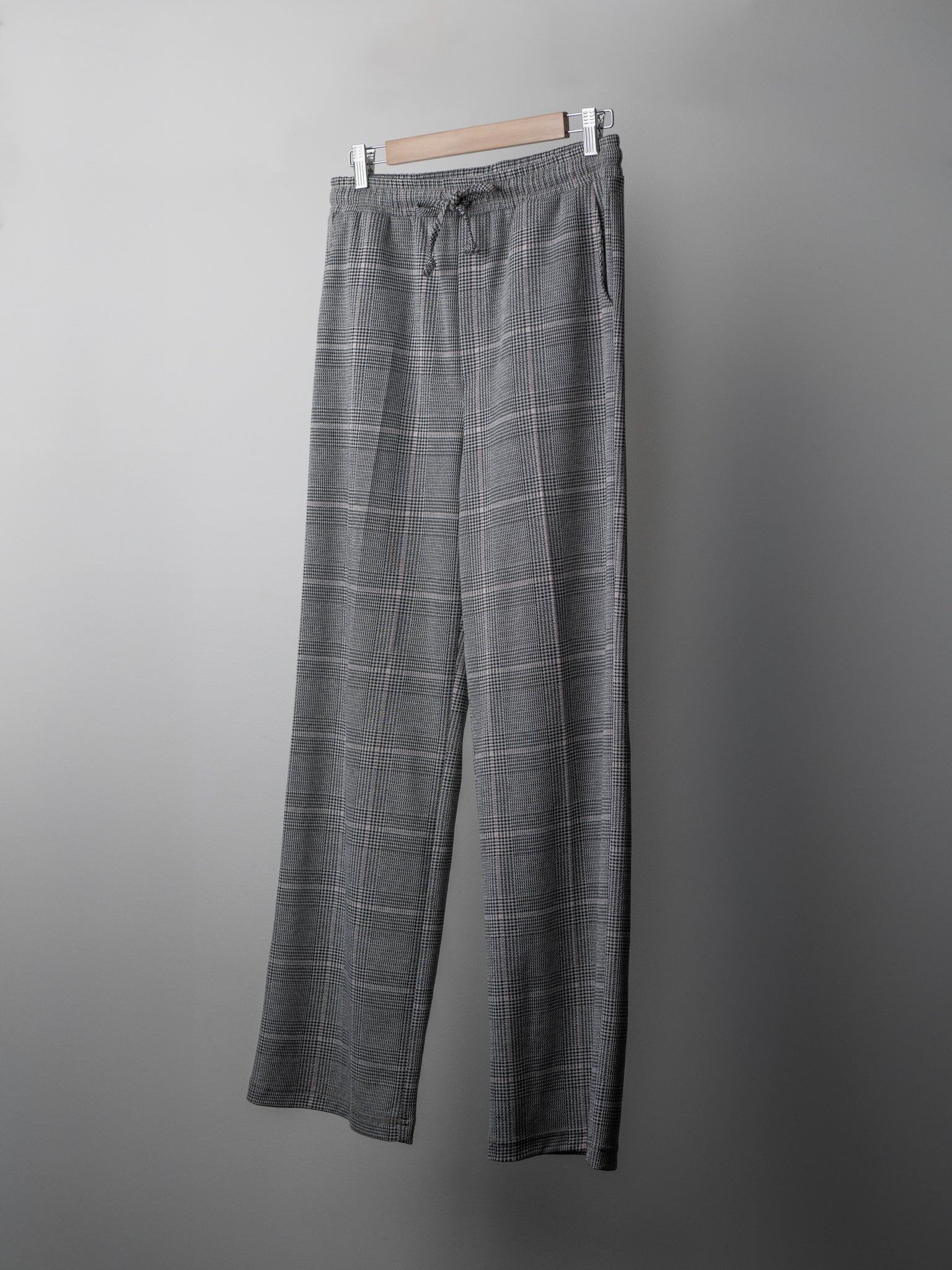 Drawstring wide leg pants